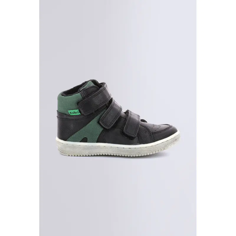 LOHAN NOIR VERT (20-27) SNEAKERS HAUTES Synthétique Garçon