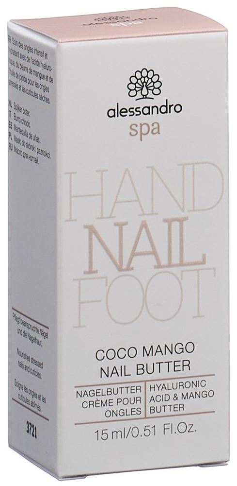 ALESSANDRO INTERNATIONAL Coco Mango Nail Butter (re) 15 ml