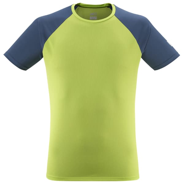 T-shirt trail MILLET INTENSE LIGHT TS SS M ACID GREEN/DARK DENIM