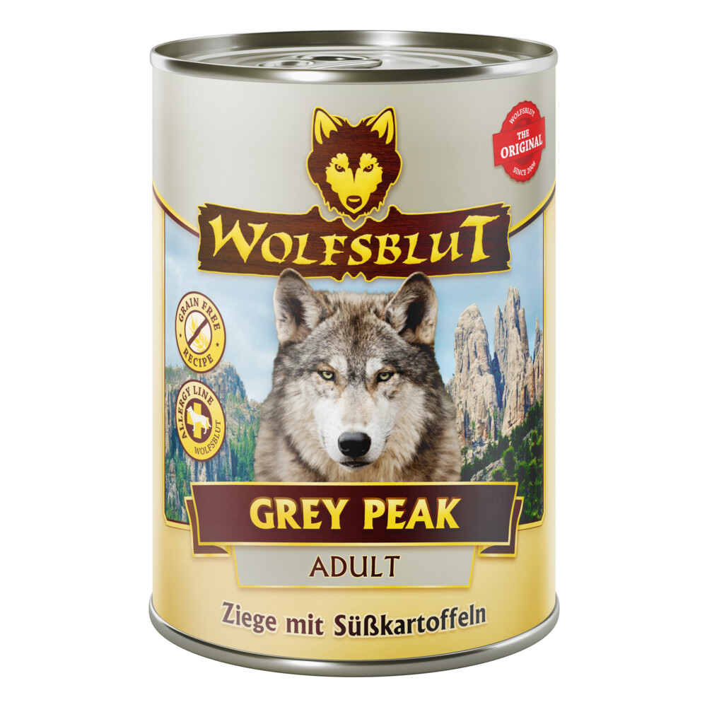6x Wolfsblut Grey PeakAdult395 gr