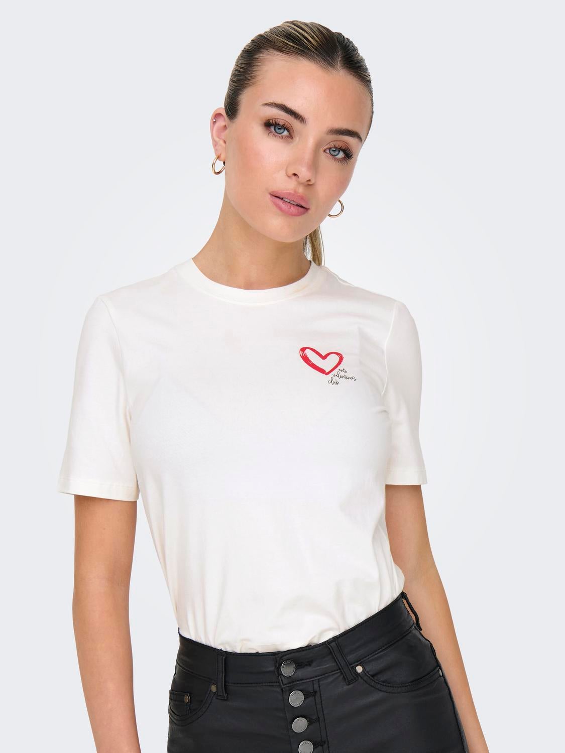 ONLVALLIE T-shirt Cloud Dancer