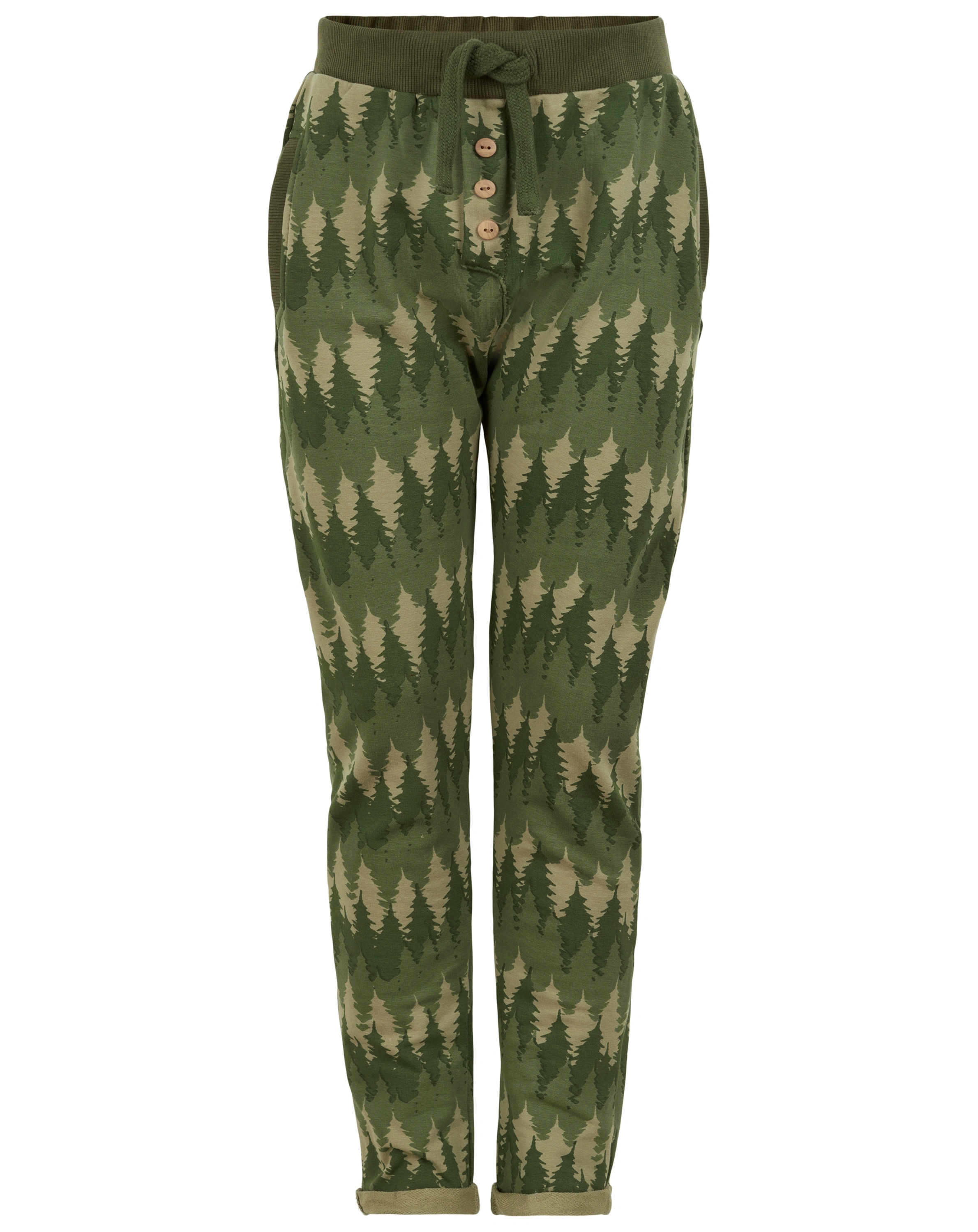 Sweathose WOOD AOP in burnt olive
