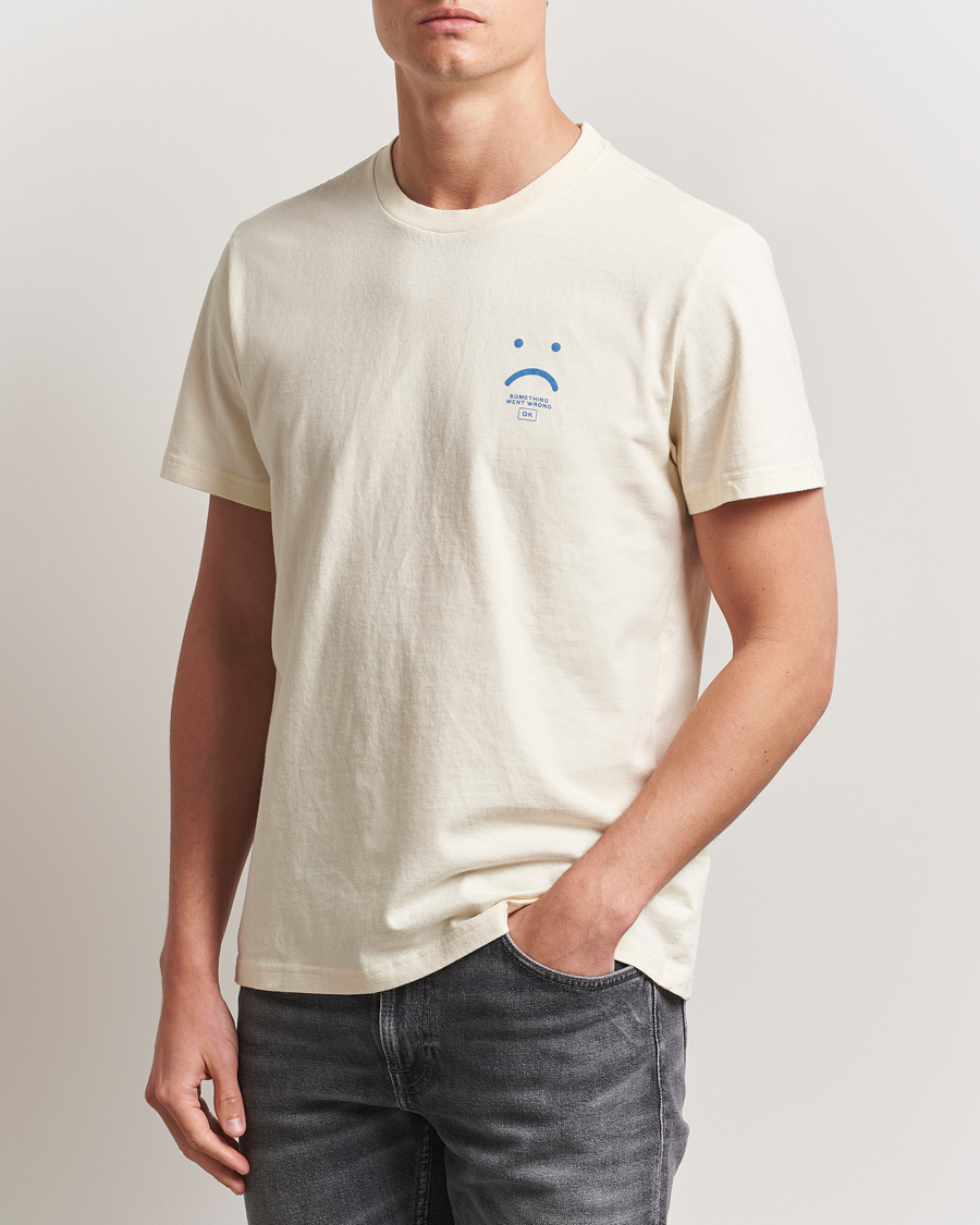 Nudie Jeans Roy Frown T-Shirt Ecru