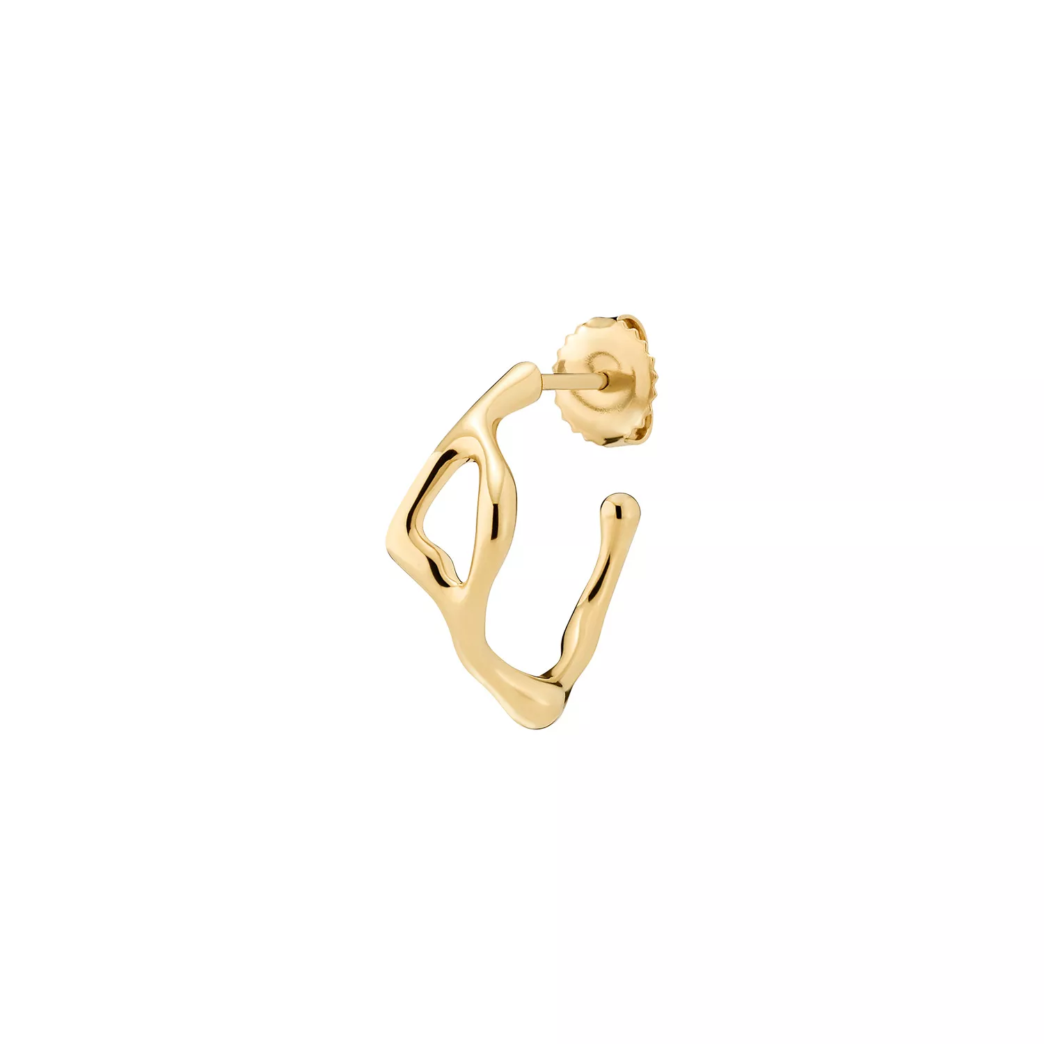 Maria Black Luna Ørering Single 18 kt. Forgyldt Sølv 100984YG