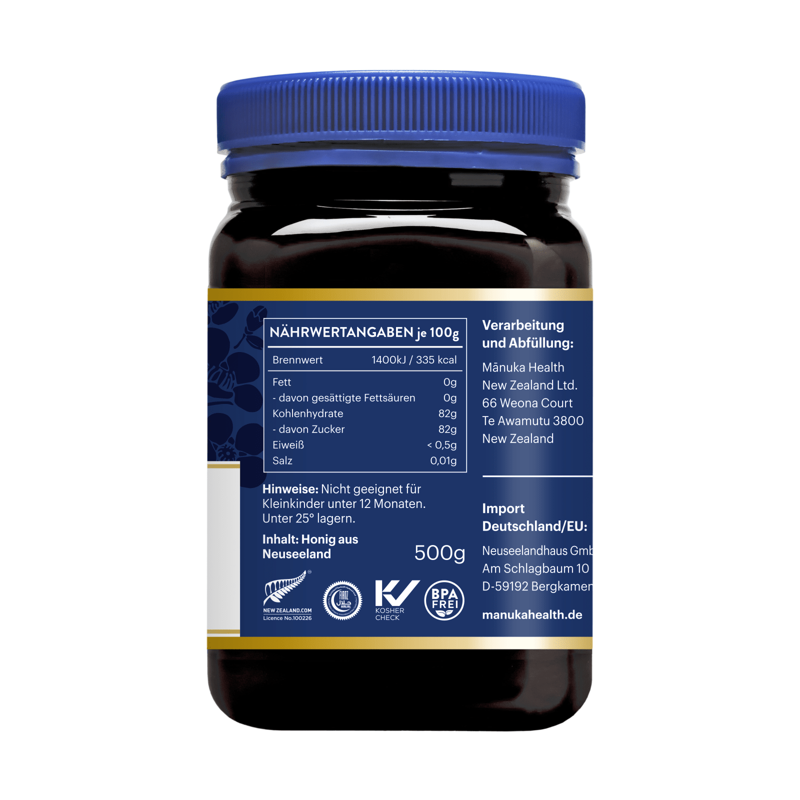 Manuka Honig MGO 250+ (500g)