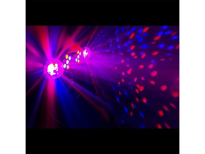 Fuzzix Scheinwerfer PartyBank2 Scheinwerfer mit LEDs und Party-Lichteffekt