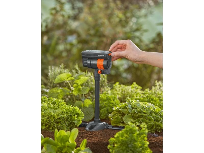 GARDENA Micro-Drip-System Viereckregner OS 90 Für die flächendeckende Bewässerung von rechteckigen Flächen