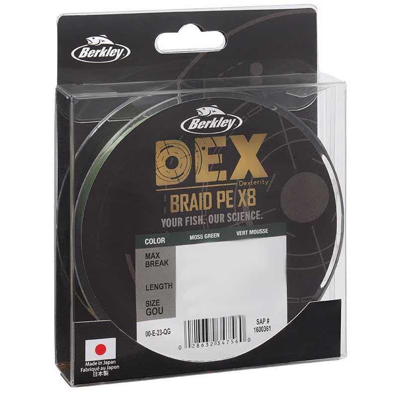 Tresse Berkley Dex Braid X8 Moss Green - 150M