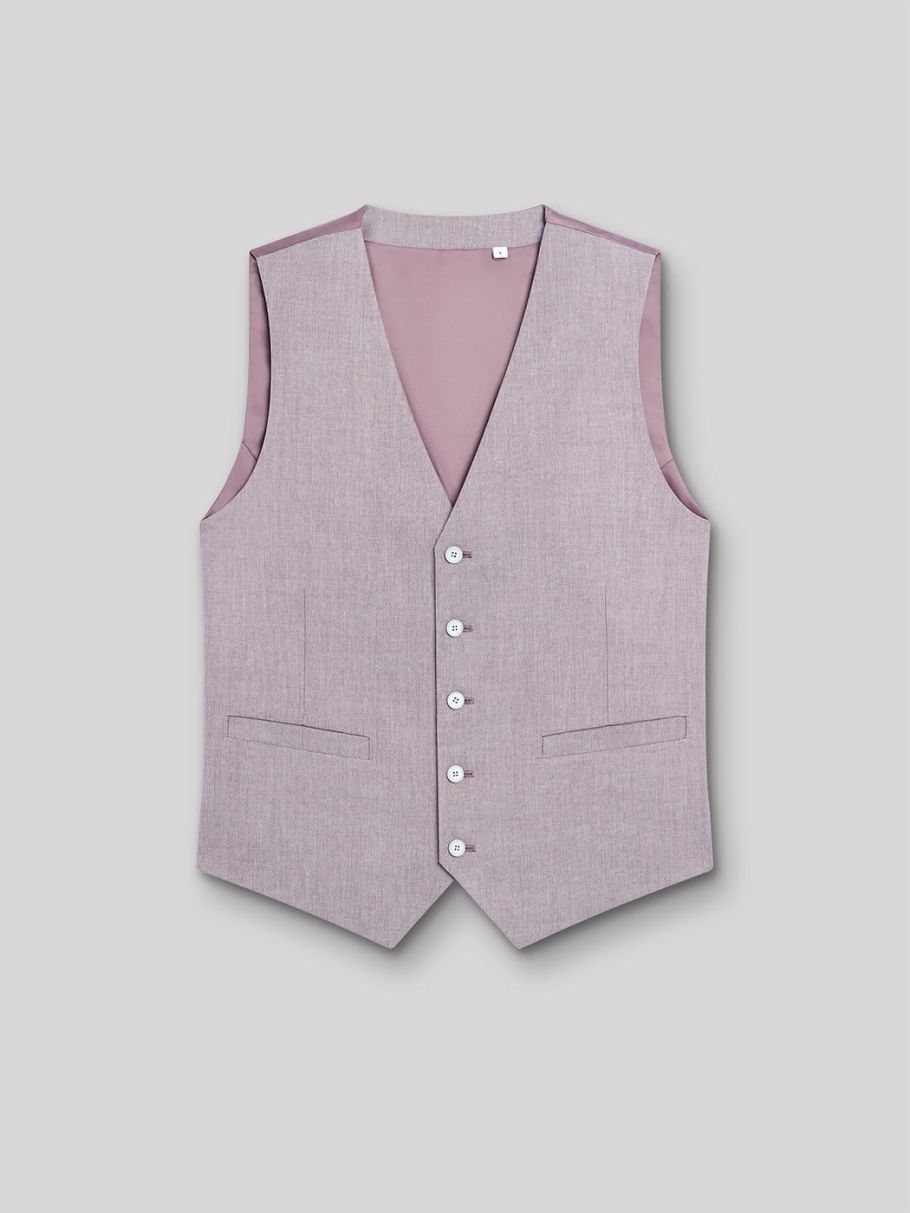 Gilet coordonnable stretch faux uni