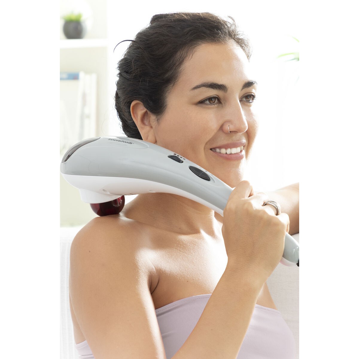 Appareil de massage - Blanc & gris - Corps