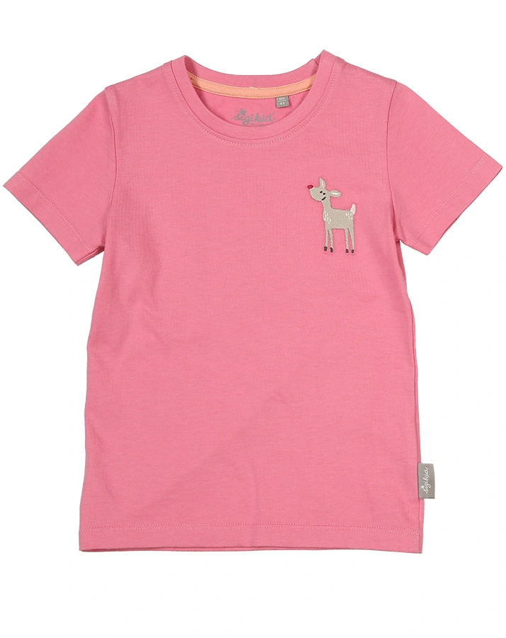 Schlafanzug WALDTIERE 2-teilig in pink/natur