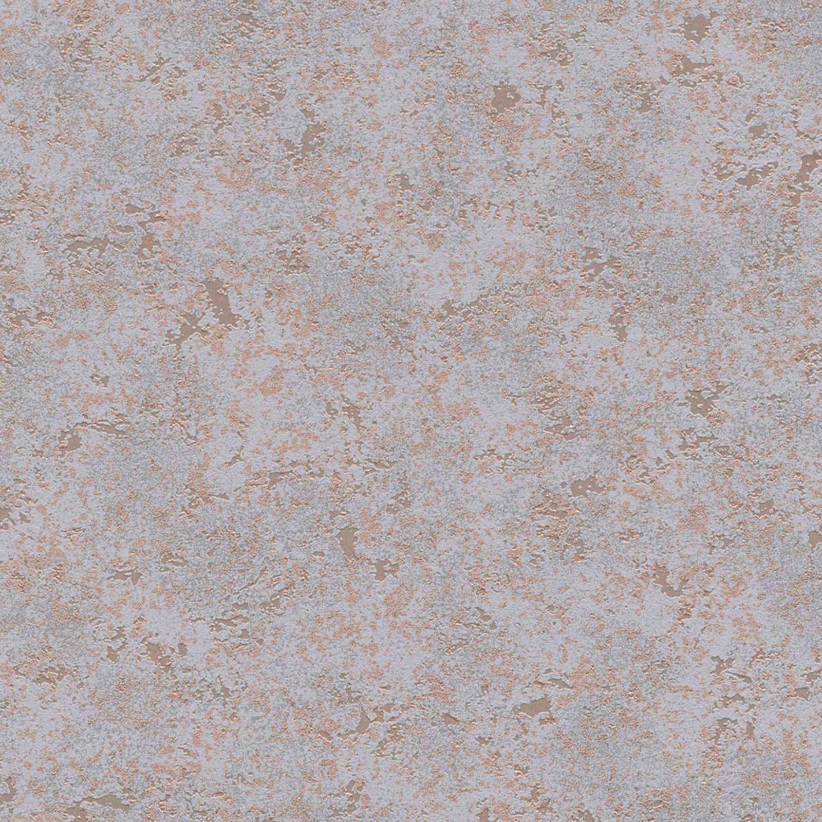 Vliestapete - grau-braun - Metallics meliert - 10 Meter