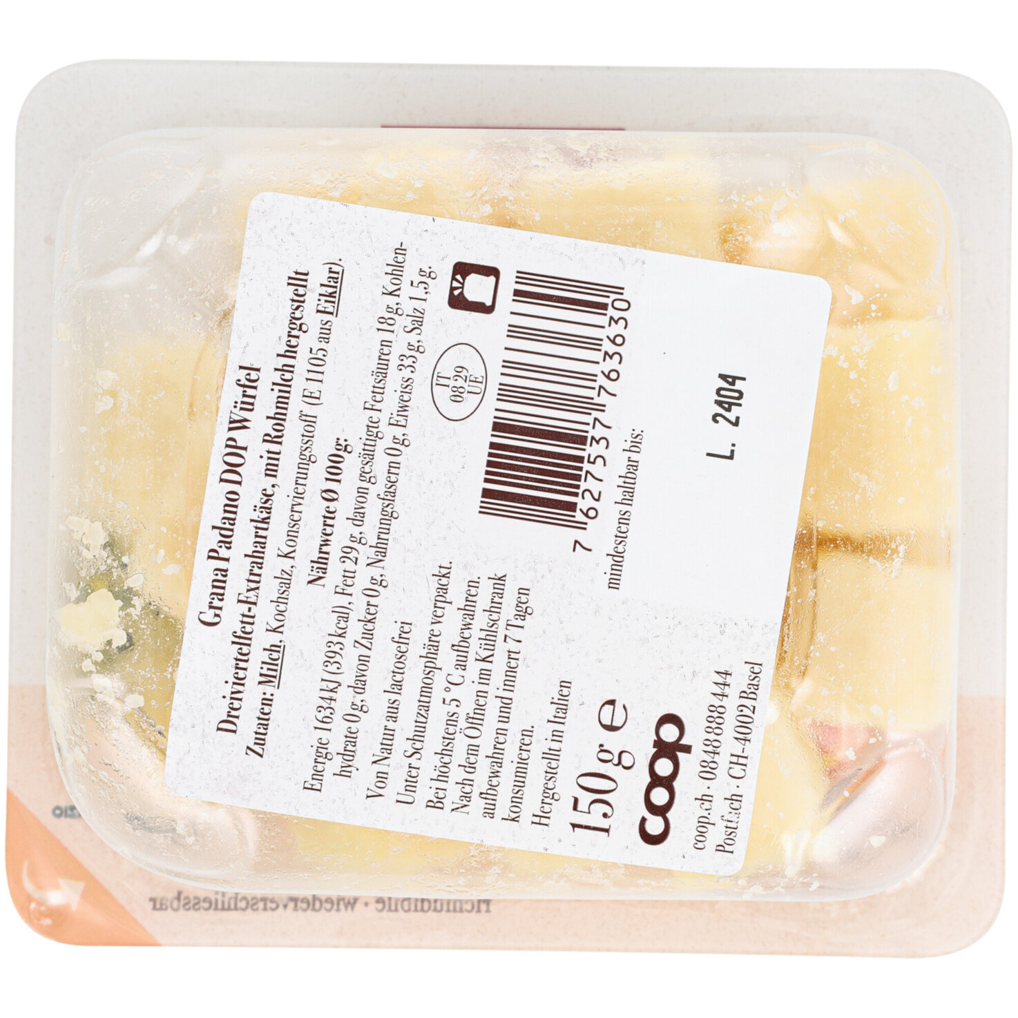 Sapori Grana Padano DOP Würfel