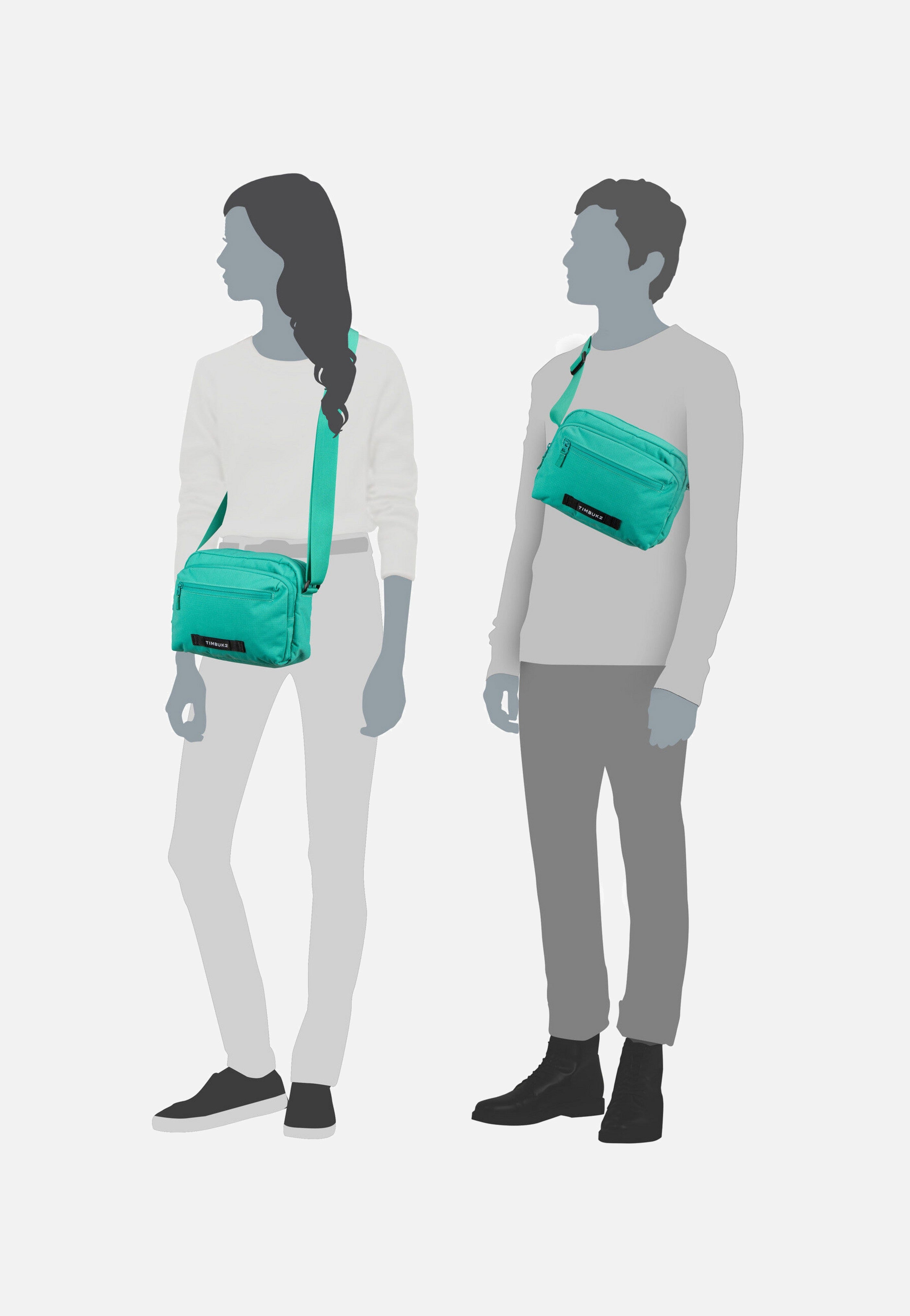 Flight 1075 CB Jade - Crossbody Bag
