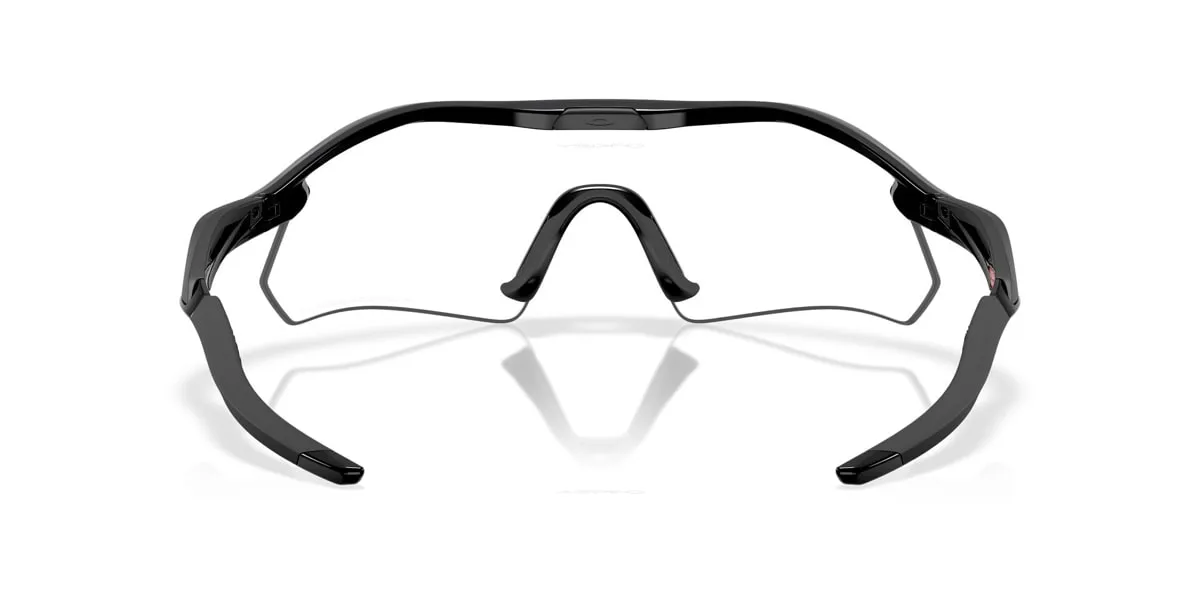 Oakley Radar Plate Polished Black / Clear Photo 50% Blk Ird