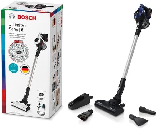 BOSCH BBS611MAT - Akku-Multifunktions-Staubsauger - Unlimited I 6-Serie - Integrierter Handstaubsauger - 2 Geschwindigkeiten - B