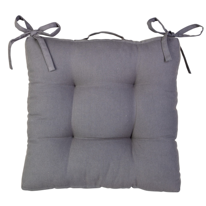 Stuhlkissen - anthrazit - aus Textil - ca. 40 x 40 cm