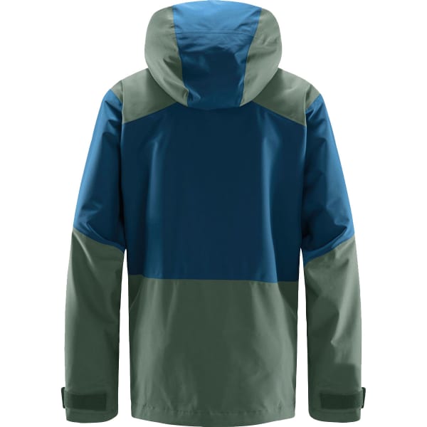 Veste de ski HAGLÖFS LUMI JACKET MEN DARK OCEAN/FJELL GRE