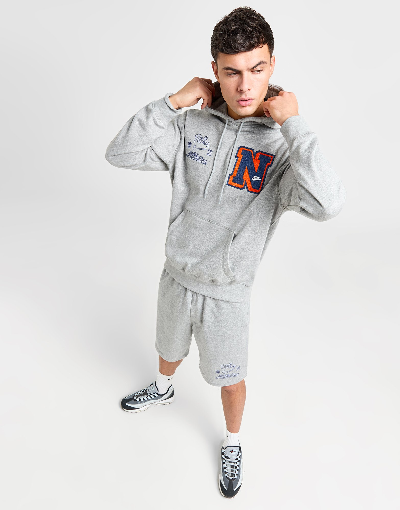 Nike Sweat à Capuche Club Script Homme