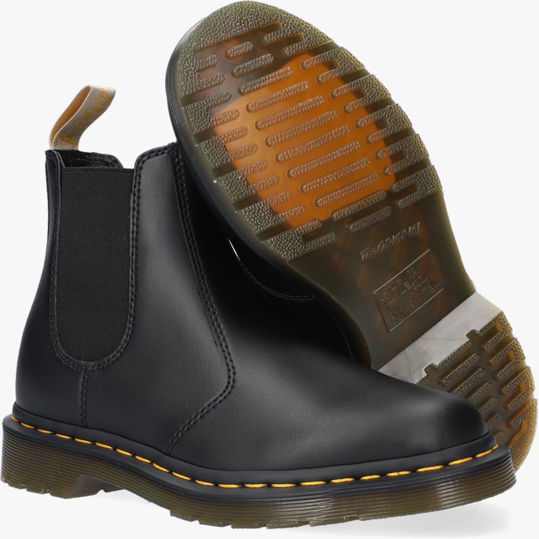 DR MARTENS zwarte dr martens chelsea boots 2976 vegan