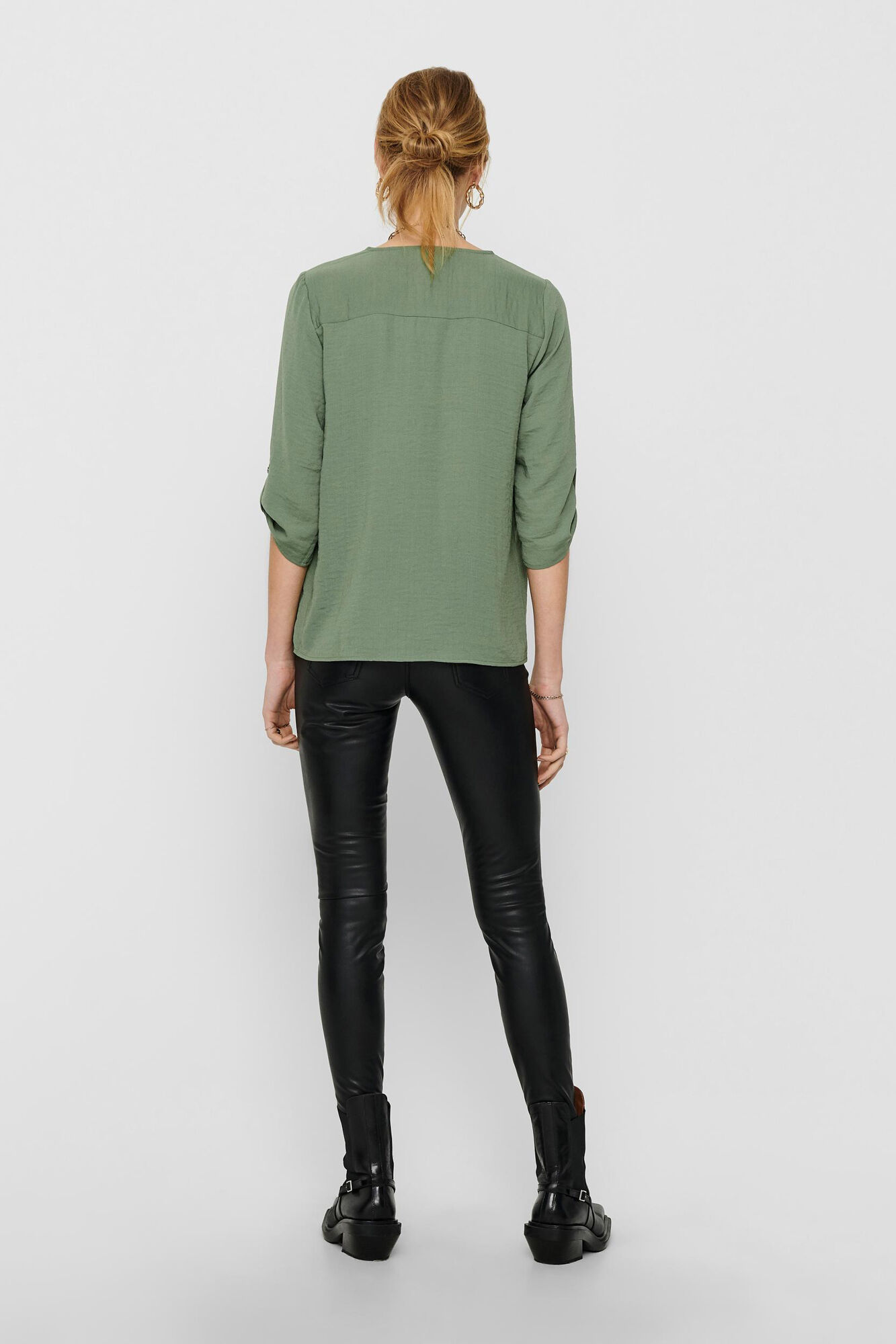 Blusa de manga 3/4