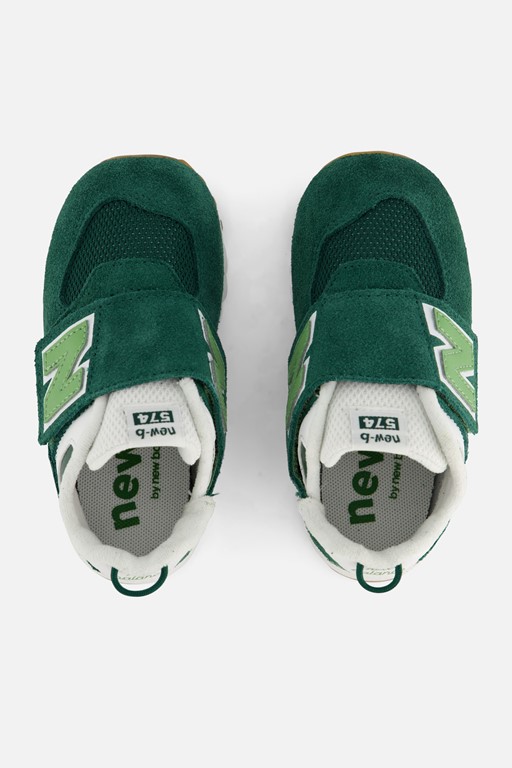 New Balance 574 Sneakers groen Suede