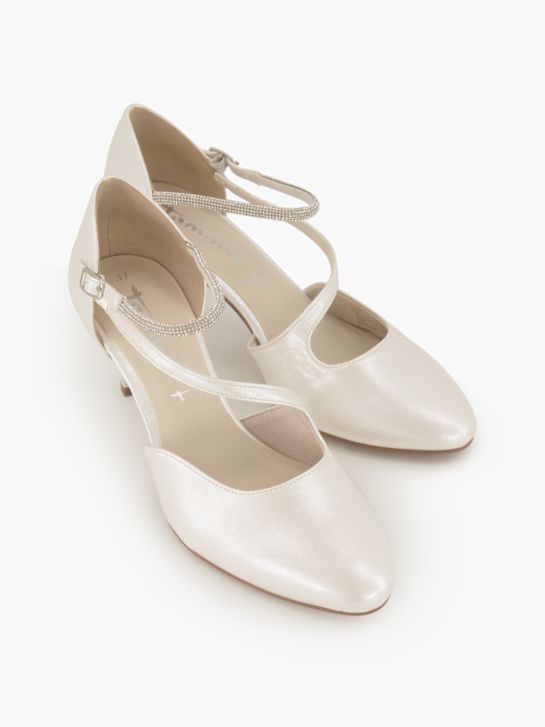Tamaris Spangenpumps Offwhite