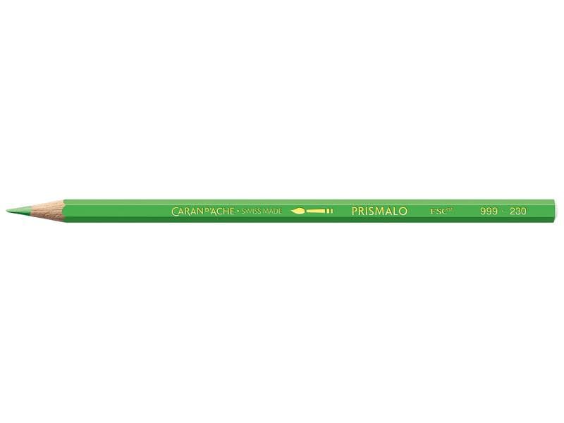 Caran d'Ache Farbstifte Prismalo 3 mm, 1 Stück, Gelbgrün Wasservermalbare Buntstifte