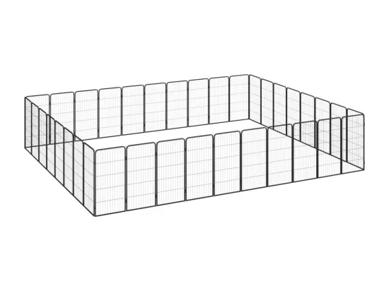 Parc pour chien 36 noire 500 x 400 x 100 cm 02_0043634