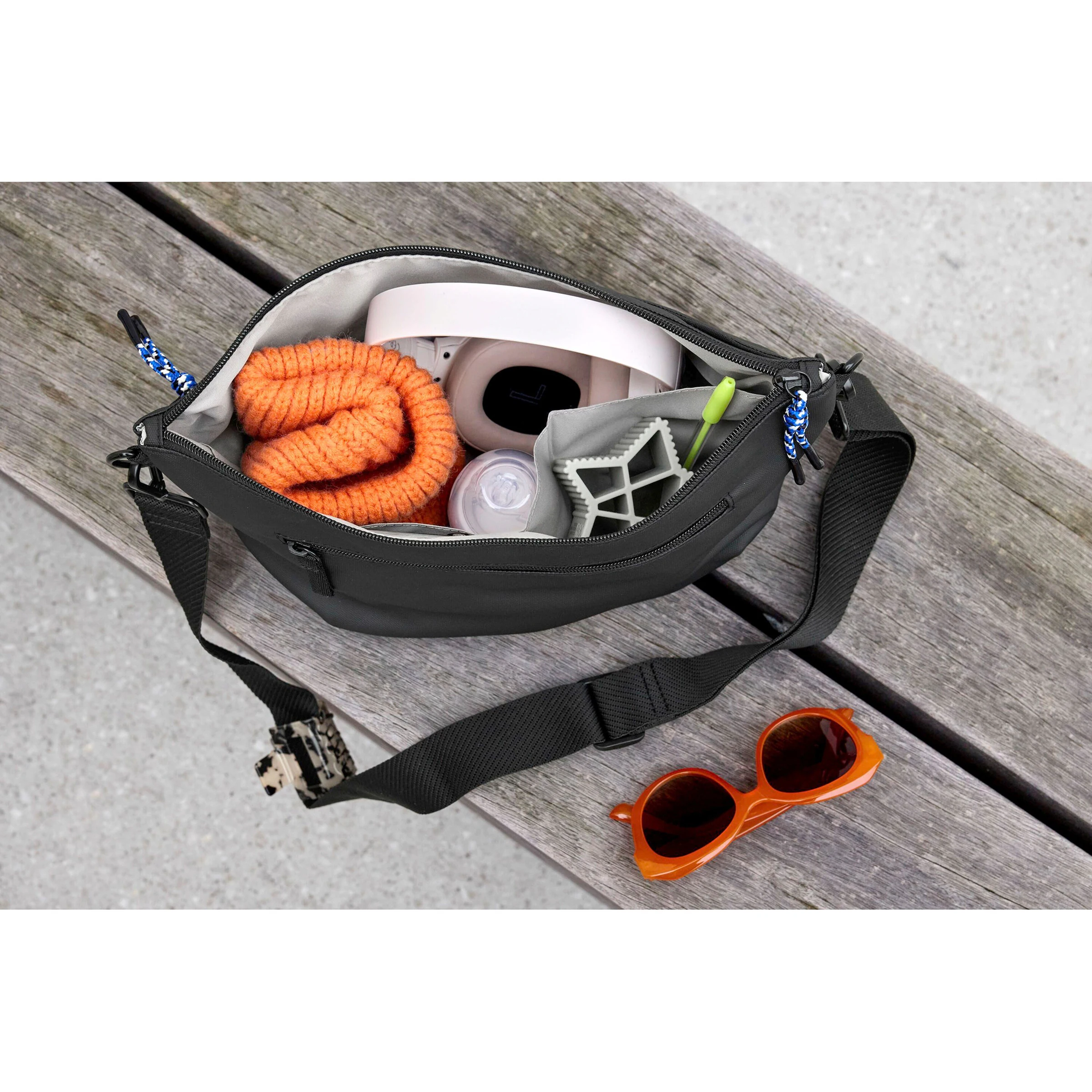 Lässig Bauchtasche Buggy schwarz