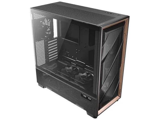 Antec Flux Pro - FT - udvidet ATX - sidepanel med vindue (hærdet glas) - ingen strømforsyning - USB/Lyd
