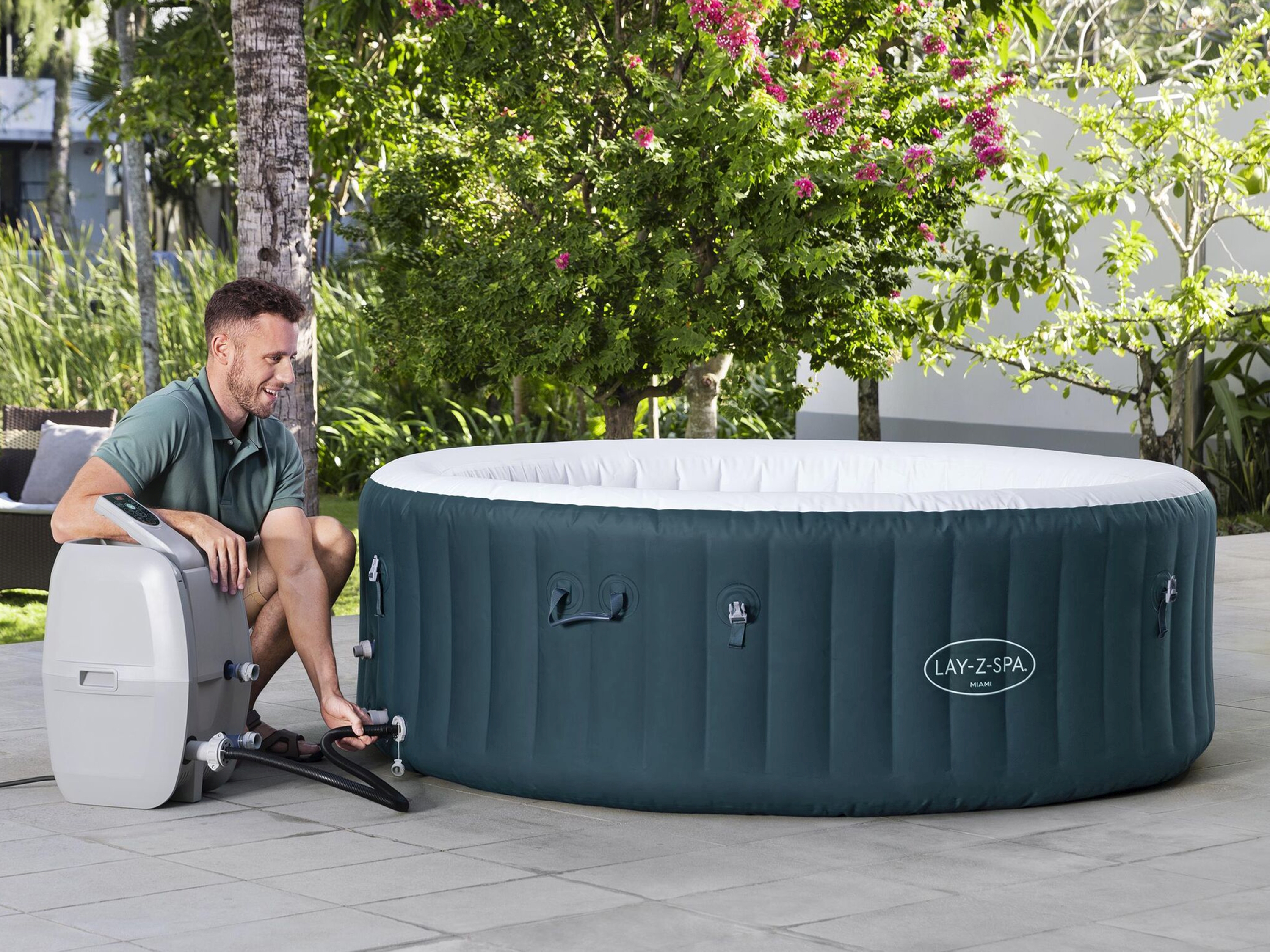 Bestway Whirlpool Lay-Z-Spa MIAMI 6 Personen