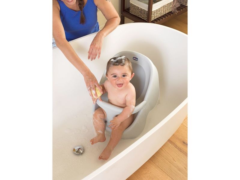 Chicco Badesitz Bubble Nest Cool Grey Babybadewannensitz – ein perfekter Begleiter für das Baden