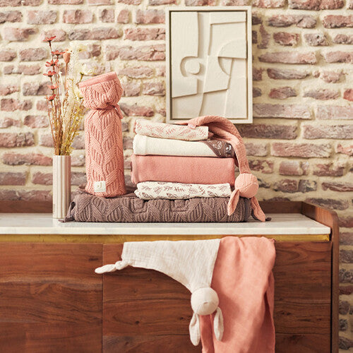 Jollein speendoek bunny ears - nougat