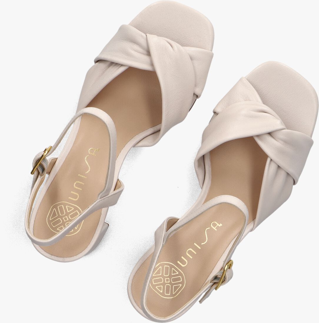 witte unisa sandalen met hak medway