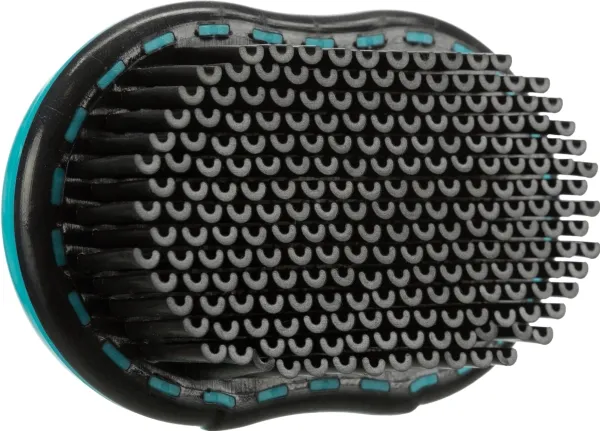 Trixie Upholstery and textile brush, TPR, 7 × 10 cm, sort/turkis