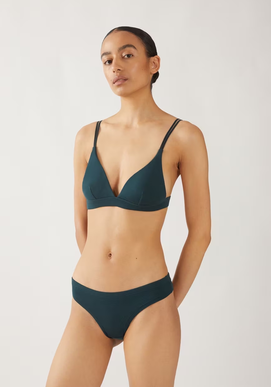 Armedangels Bralette Osilaa Teal Stone