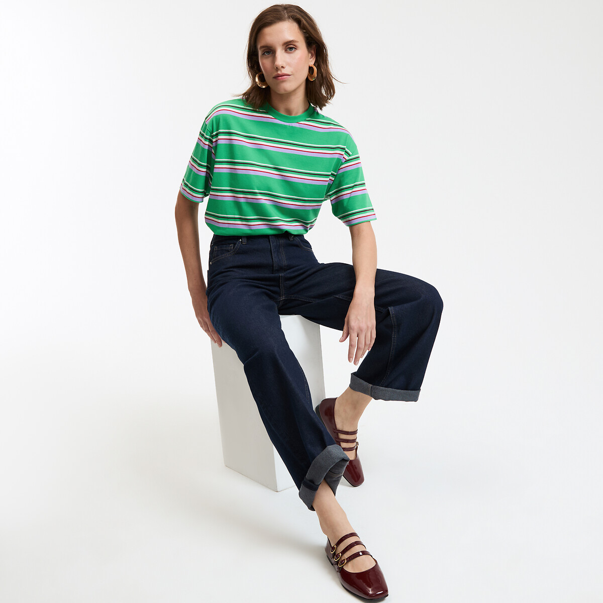 COLEÇÕES LA REDOUTE<br>Jeans Wijde Signature, Marceau