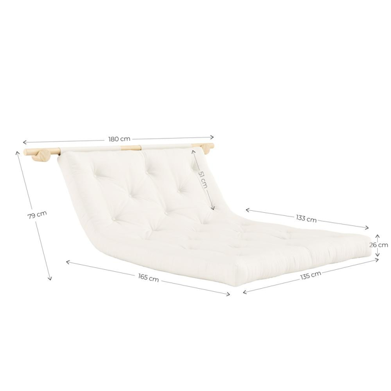 Karup Design Hooked slaapbank 200x135 Ivory