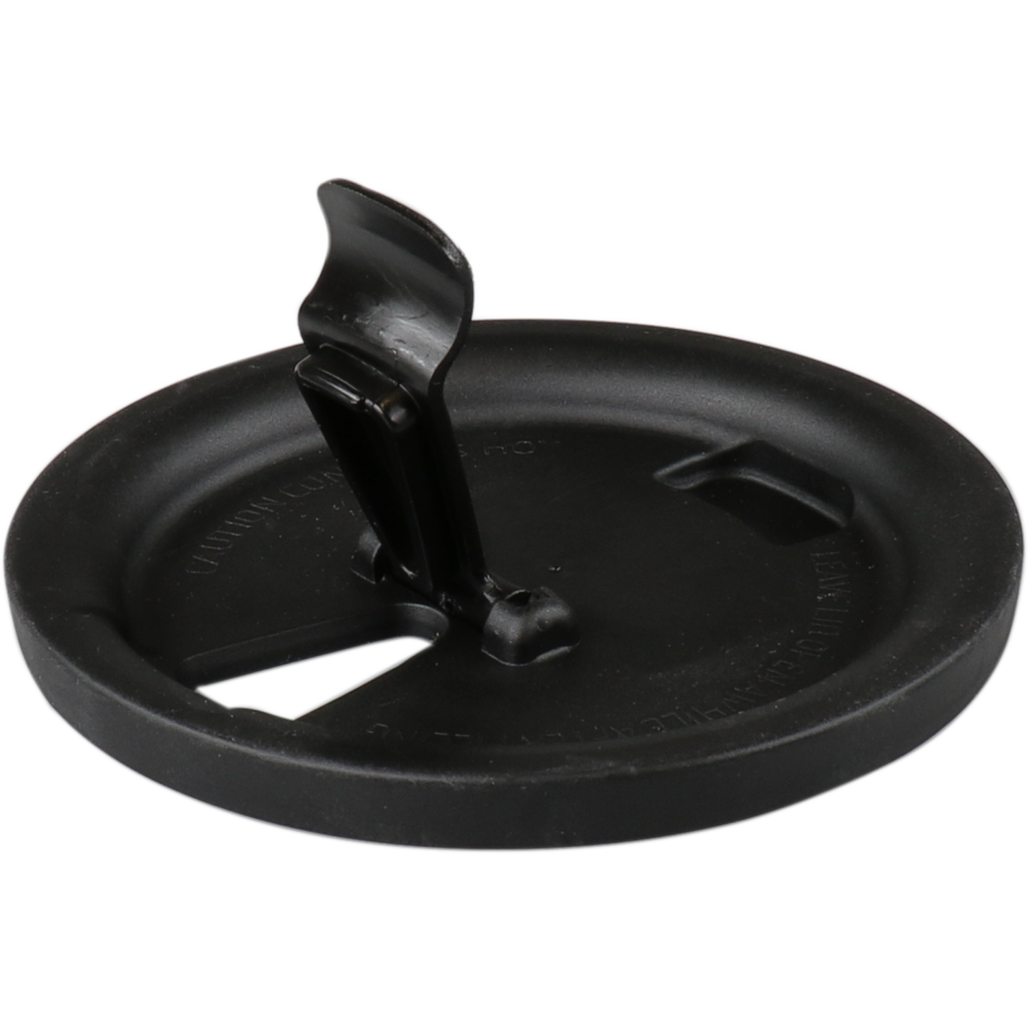 Ornamin Deksel, TPE, reusable, met afsluitbaar drinkgat, onbreekbaar, Ø90mm, zwart