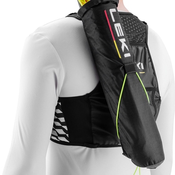 Leki Trail Running Quiver Vest Laufrucksack Black-White-Bright / Red