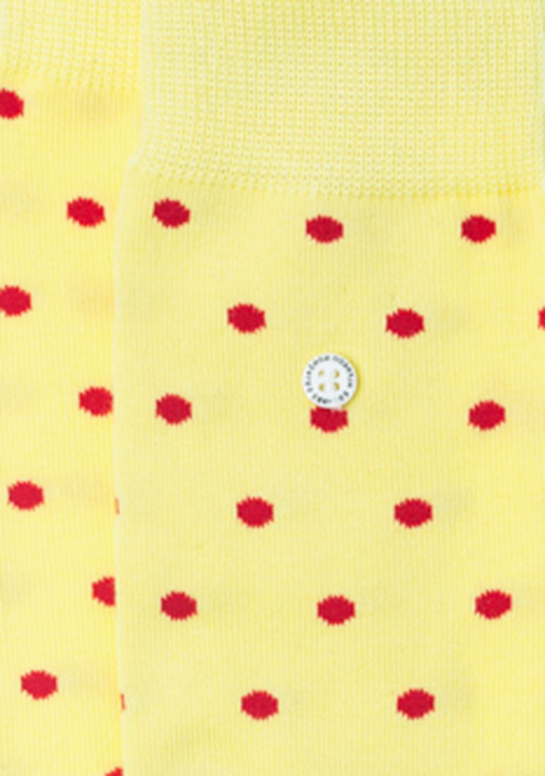 ALFREDO GONZALES gele alfredo gonzales sokken dots yellow