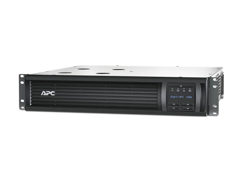 APC Smart-UPS 1500VA LCD RM - UPS (rackversion) - AC 230 V - 1000 Watt - 1500 VA - Ethernet, RS-232, USB - output-stikforbindelser: 4 - 2U - sort - med APC UPS Network Management Card - for P/N: AR4018SPX432, AR4024SP, AR4024SPX429, AR4024SPX431, AR4