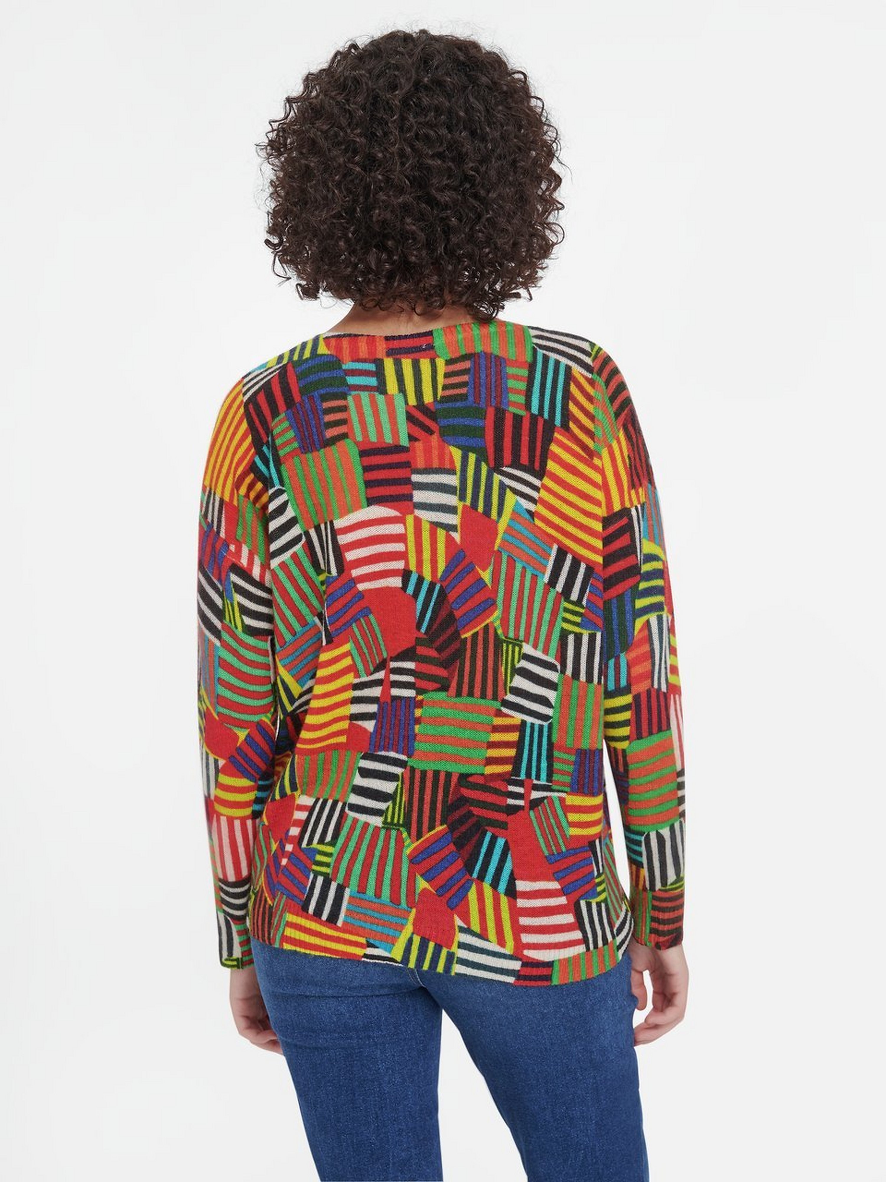 Pullover mit V-Ausschnitt