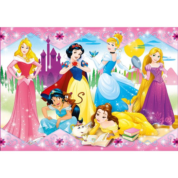 Puzzle SuperColor 104 pièces  Princesses - Princesses