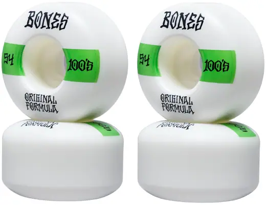 Bones 100's V4 Wide Skateboard Hjul 4-Pak | SkatePro