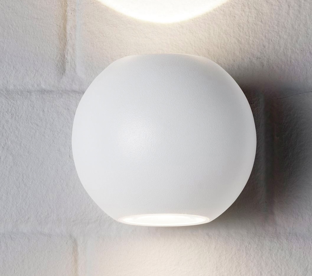 casaNOVA LED Wandleuchte Up Down TOSO 10 cm weiß