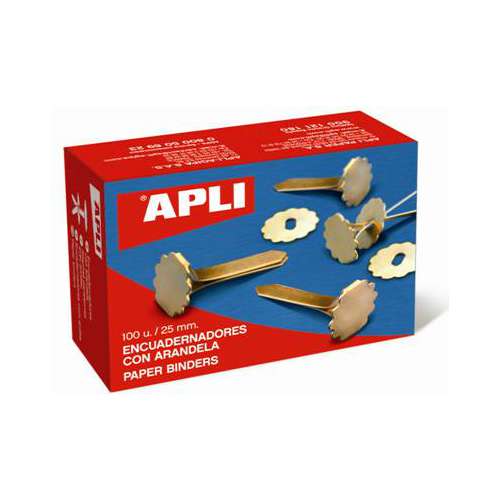 APLI Musterklammern mit Ring, 100 Stück