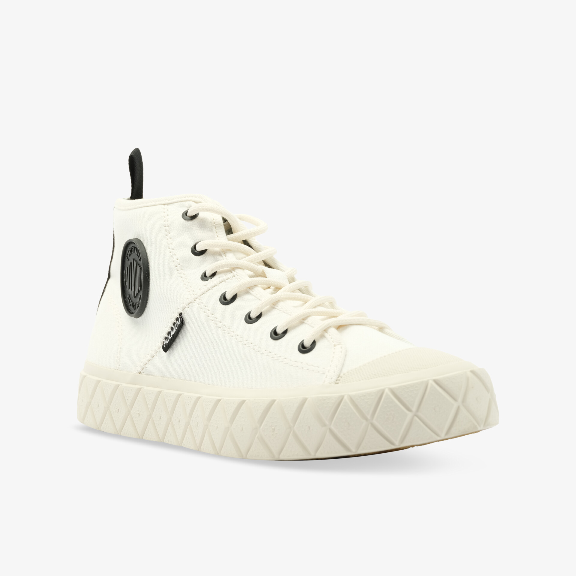 PALLADIUM PALLA ACE MID SUPPLY STAR Herren Leinenschuhe weiß