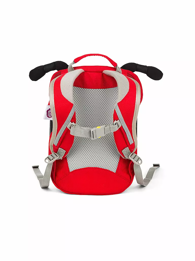 AFFENZAHN Kinder Rucksack Kleine Freunde - Maja Marienkäfer rot